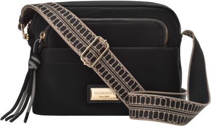 Dámská crossbody kabelka Monnari přes rameno listonoška - černá