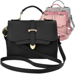 Dámská kabelka kufřík aktovka do ruki i na rameno - 2