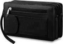 Dvoukomorová praktická pánská kožená taška - 2