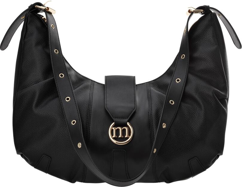 Monnari dámská taška na rameno měkká ležérní shopper taška s popruhem - černá