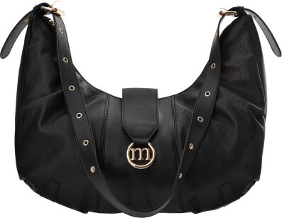 Monnari dámská taška na rameno měkká ležérní shopper taška s popruhem - černá