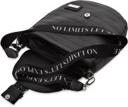 Dámská prošívaná taška - černá - 3