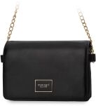 Monnari klasická elegantní dámská kabelka přes rameno s řetízkem - černá - 2