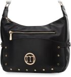 Monnari kabelka dámská crossbody velká taška s cvočky - černá - 5