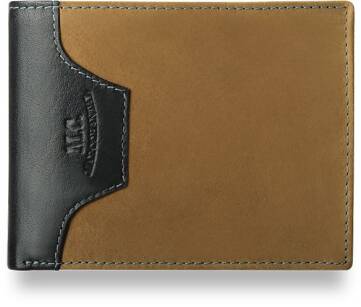 Originální dvoubarevná kožená pánská peněženka