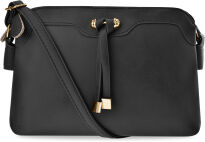 Klasické listonoška s dlouhým popruhem dvoukomorová taška s přivěškemm - 3