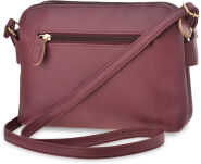 Klasické listonoška s dlouhým popruhem dvoukomorová taška s přivěškemm - 14