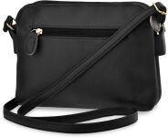 Klasické listonoška s dlouhým popruhem dvoukomorová taška s přivěškemm - 16