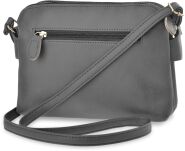 Klasické listonoška s dlouhým popruhem dvoukomorová taška s přivěškemm - 18