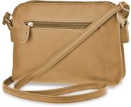 Klasické listonoška s dlouhým popruhem dvoukomorová taška s přivěškemm - 20