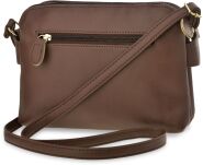 Klasické listonoška s dlouhým popruhem dvoukomorová taška s přivěškemm - 22