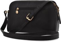 Pojemná klasická dámská kabelka lulucastagentte s logem medvěda - černá - 3