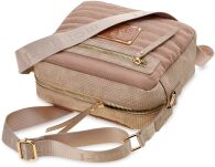 Monnari jednokomorová dámská kabelka měkká prošívaná taška přes rameno - růžová - 3