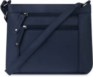 Malá kabelka dámská přez rameno univerzální listonoška s kapsami - 3