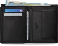 Dárková sada Rovicky v elegantní krabičce pánská bezpečná peněženka RFID + opasek - černá - 5