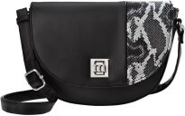 Dámská kabelka Monnari půlkulatá crossbody taška přes rameno – černá - 5