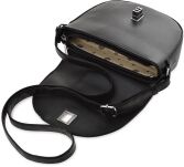 Dámská kabelka Monnari půlkulatá crossbody taška přes rameno – černá - 4