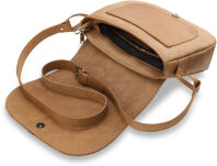 Dámská listonoška kabelka přírodní kůže šedý - 5