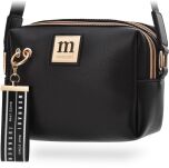 Monnari malá kabelka s přívěskem městská pošťácká crossbody - černá - 4