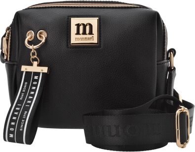 Monnari malá kabelka s přívěskem městská pošťácká crossbody - černá