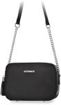 Klasická dámská kabelka Victoria&Co elegantní crossbody na řetízku kufřík - černá - 2