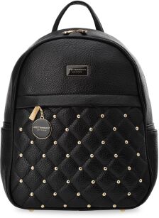 Dámský batoh Peterson elegantní eko-kožený do města a práce - černý