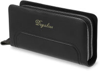 Klasická pánská peněženka kapsička obal na karty černá - 3