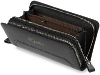 Klasická pánská peněženka kapsička obal na karty černá - 6