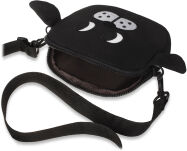 Plátěná kabelka 3d listonoška pro mládež ve tvaru pejska - růžová - 3