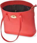 Klasická kabelka dámská na rameno shopper taška nákupní na zip s ozdobným zapínáním - 10