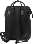 Městský školní batoh A4 pro práci na univerzitě, příruční 2v1 outdoor - černý - 3