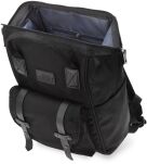 Městský školní batoh A4 pro práci na univerzitě, příruční 2v1 outdoor - černý - 2