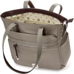 Monnari velká dámská kabelka shopper Monnari lehká na rameno s kapsami a zipem - khaki - 2