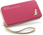 Elegantní peněženka psaníčko pouzdro bota botka zdobená béžová - 2