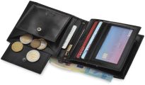 Pánská kožená peněženka Rovicky s RFID ochranou na karty – černá - 5