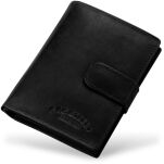Kvalitní pánská kožená peněženka BAG STREET – černá - 2
