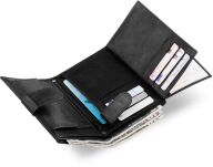 Kvalitní pánská kožená peněženka BAG STREET – černá - 4