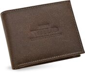 Prostorná kožená pánská peněženka always wild proti krádeži rfid secure - hnědá - 2