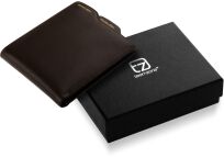 Horizontální pánská funkční peněženka, módní design černá - 6