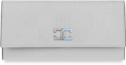 Dámská peněženka na bankovky s přihrádkami na karty elegantní - popelová