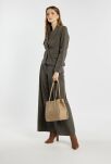 Monnari dámská velká taška shopper kufřík na rameno 3 přihrádky - béžová - 5