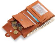 Kvalitní pánská kožená peněženka BAG STREET – písková - 3