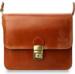 Dámská italská kabelka listonoška z přírodní kůže - 7