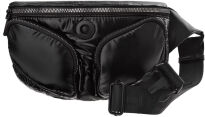 Monnari dámská ledvinka elegantní sportovní crossbody taška kolem pasu - černá - 6