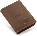 Pánská kožená peněženka wild real only malá šikovná peněženka - béžová - 2