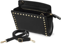 Listonoška trapéz dámská kabelka cvočky  - modrá - 3