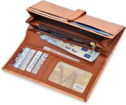 Elegantní dámská horizontální lakovaná peněženka - 4