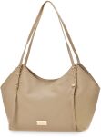 Monnari prostorná dámská kabelka velká taška vak shopper bag na rameno elegantní - béžová - 4