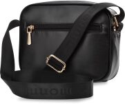 Monnari kabelka prošívaná pošťák přes rameno se širokým popruhem - černá - 3