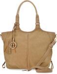 Monnari dámská taška shopper velká kabelka vak matný nubuk - béžová - 2